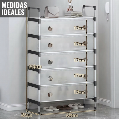 Zapatero 6 niveles OrganizaClean™